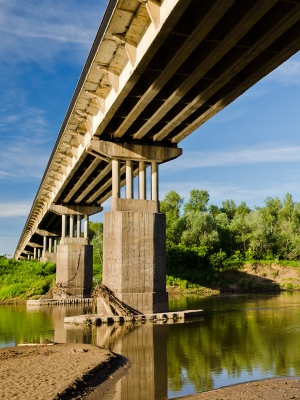 Мост через реку Самара у с. Богатое