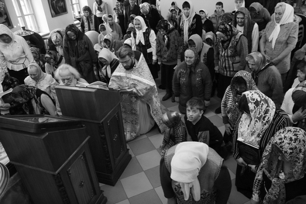 Прихожане храма села Богатое Самарской области Прихожане храма села Богатое Самарской области